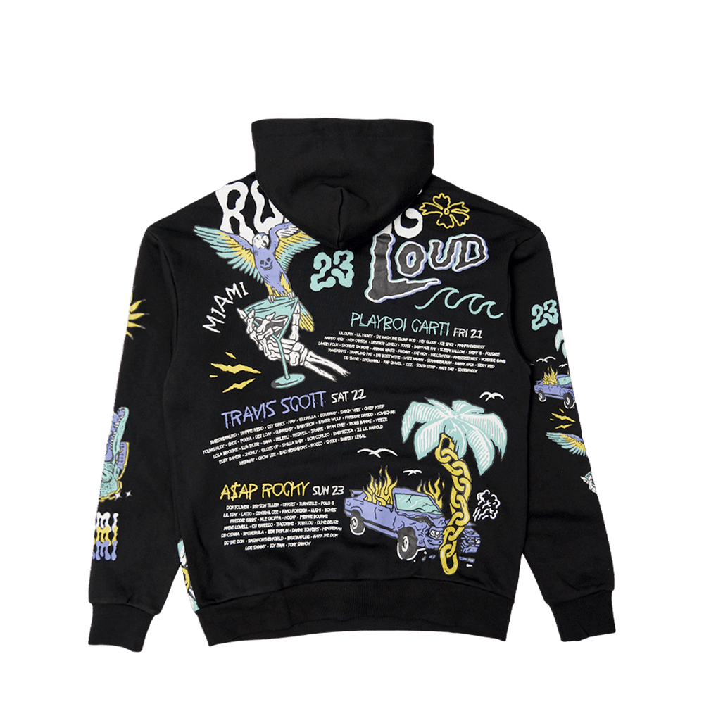 RL Miami 23 Sunshine Delight Black Lineup Hoodie