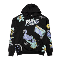 RL Miami 23 Sunshine Delight Black Lineup Hoodie