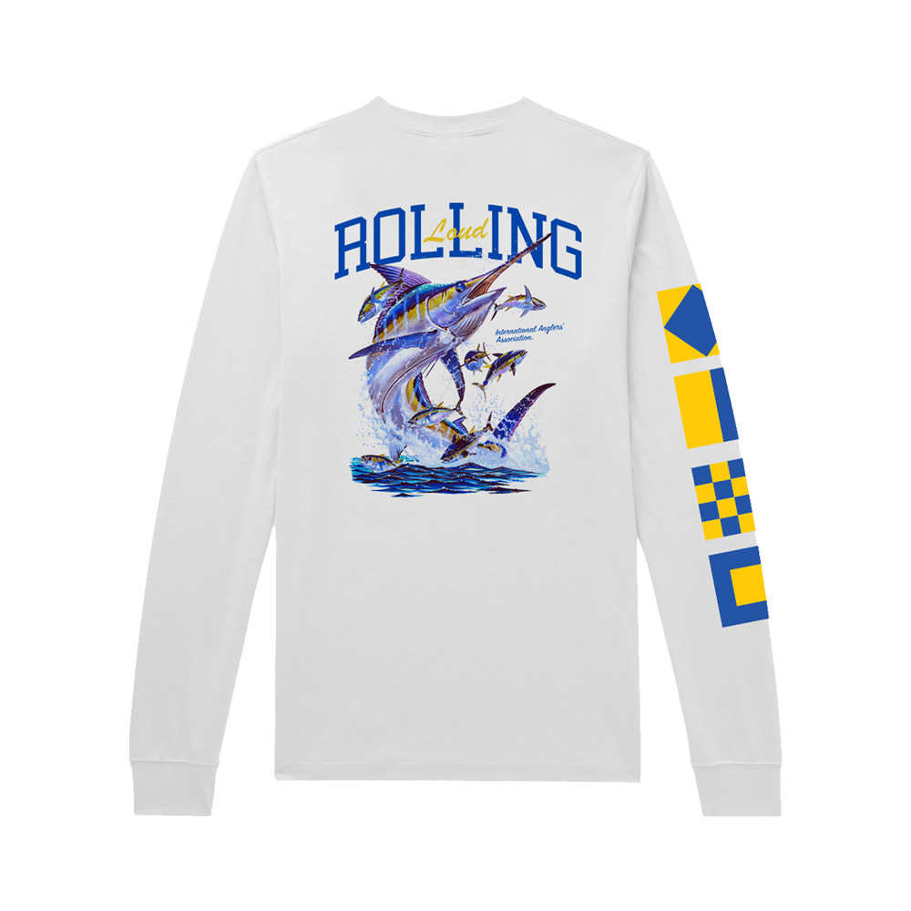 RL Miami 23 Marlins UV White LS
