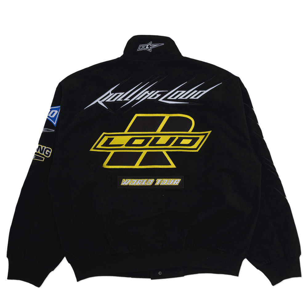 RL Super Moto Black Racing Jacket