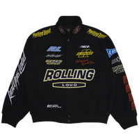 RL Super Moto Black Racing Jacket