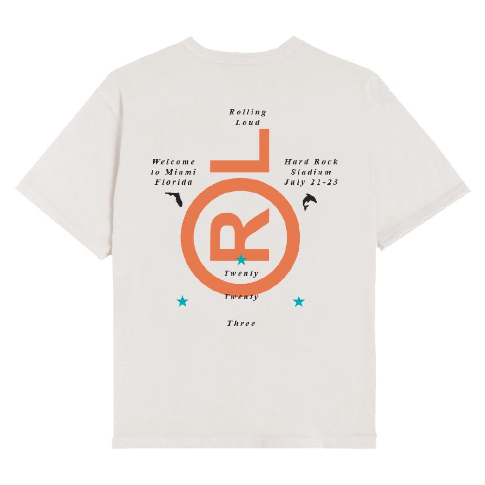 RL Miami 23 Circle White Tee