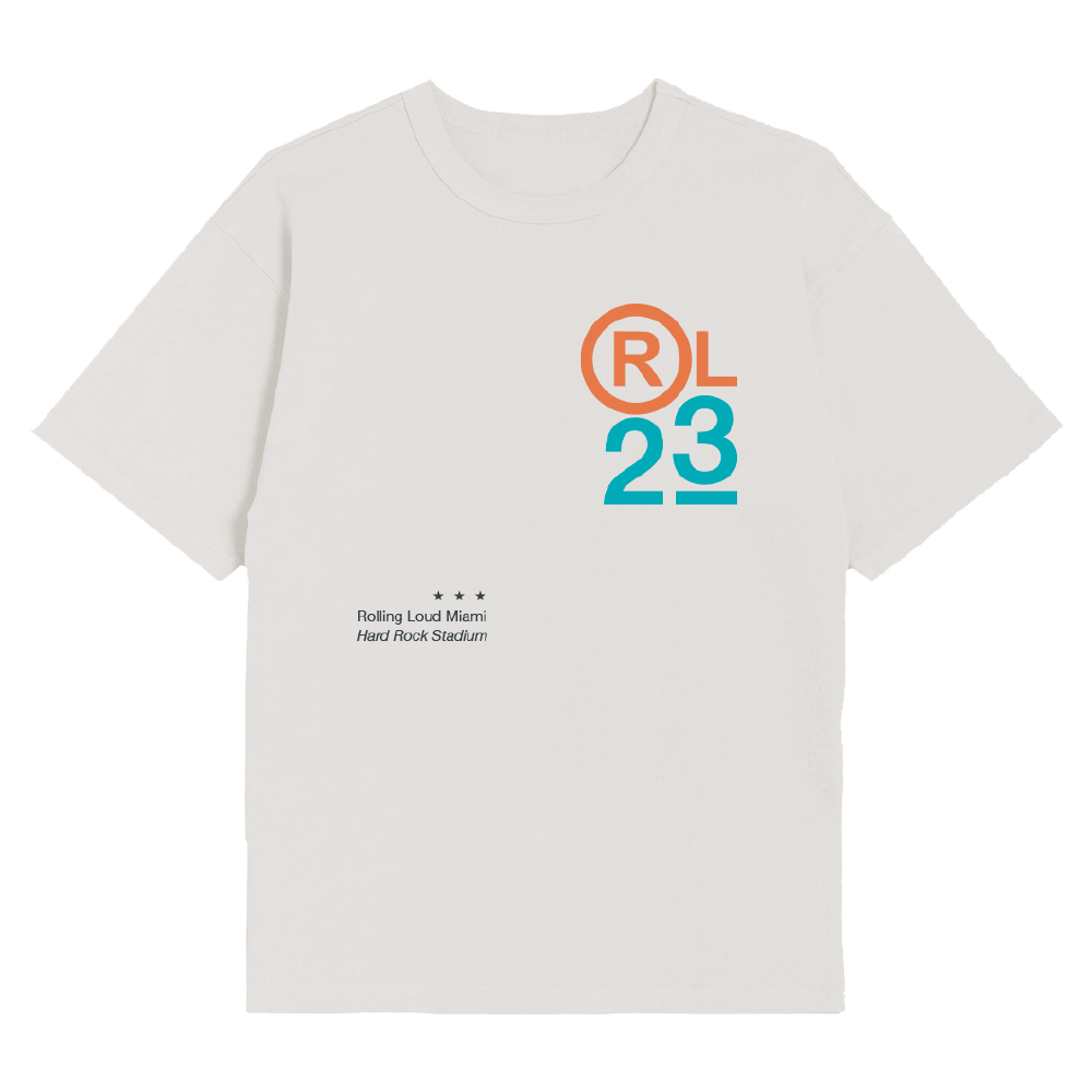 RL Miami 23 Circle White Tee