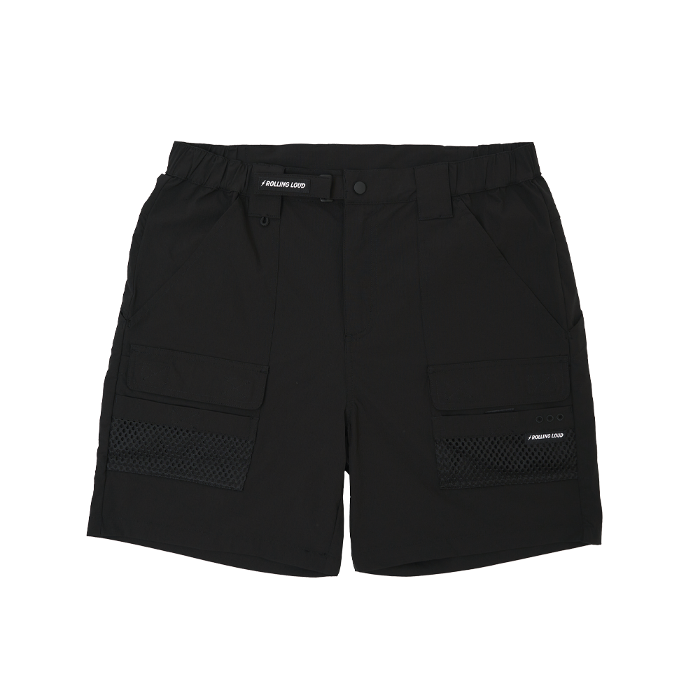 RL Black Mesh Shorts