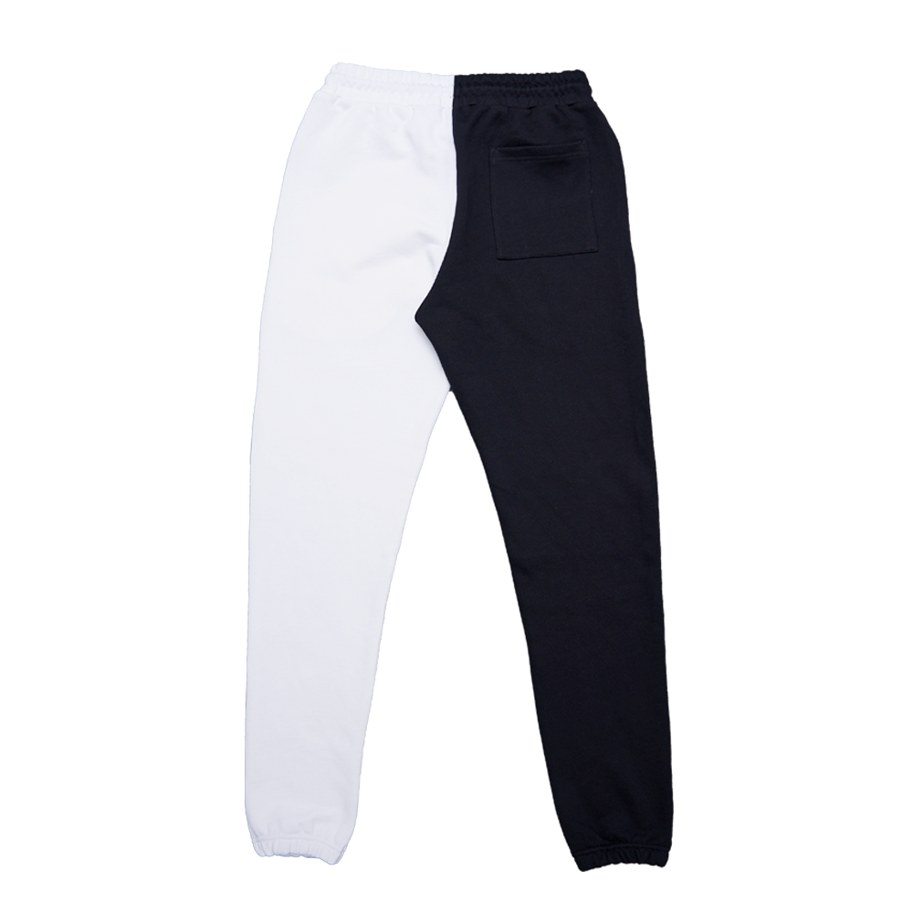 RL Miami 23 Double Trouble Split Black & White Sweatpants