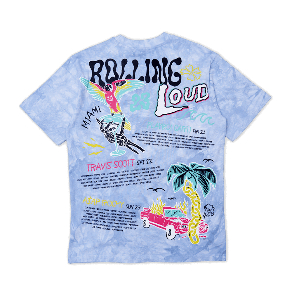 RL Miami 23 Sunshine Delight Cloud Dye Lineup Tee