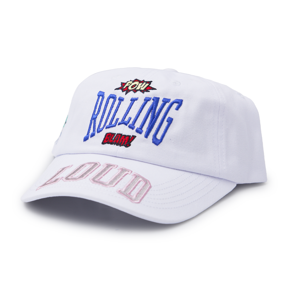 RL Pow Comics White Dad Hat