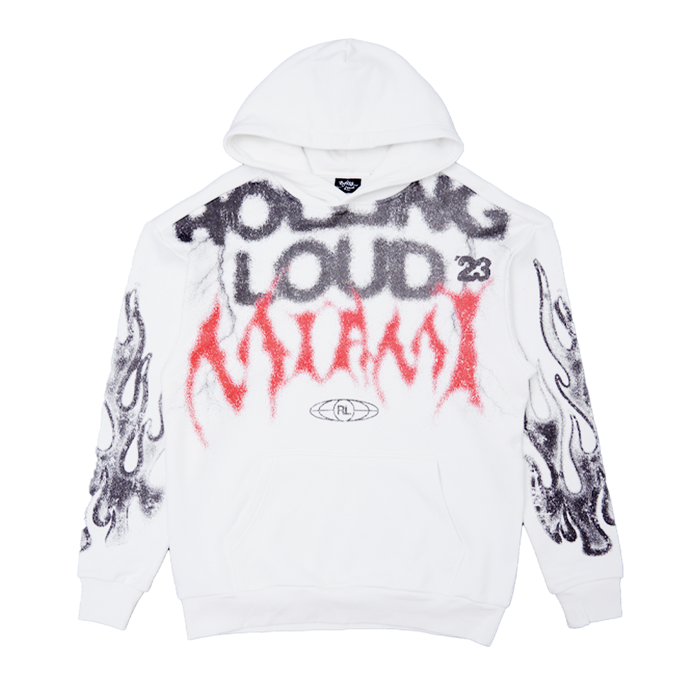 RL Miami 23 Static Vision White Lineup Hoodie