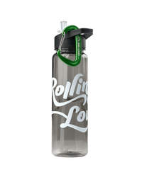 Nalgene Water Bottle w/ Carabiner Frosted Coal