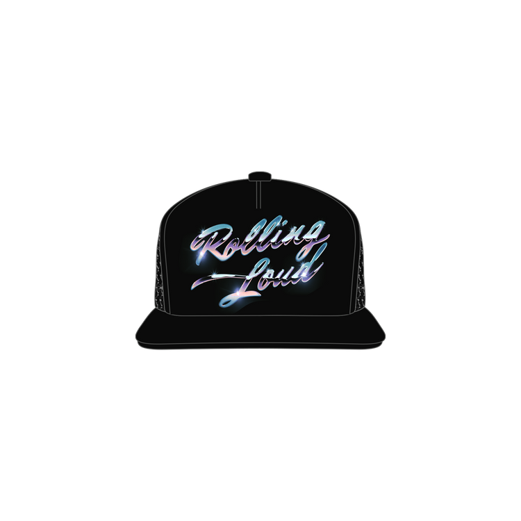 RL Chrome Leaf Trucker Hat Black Toronto 22'