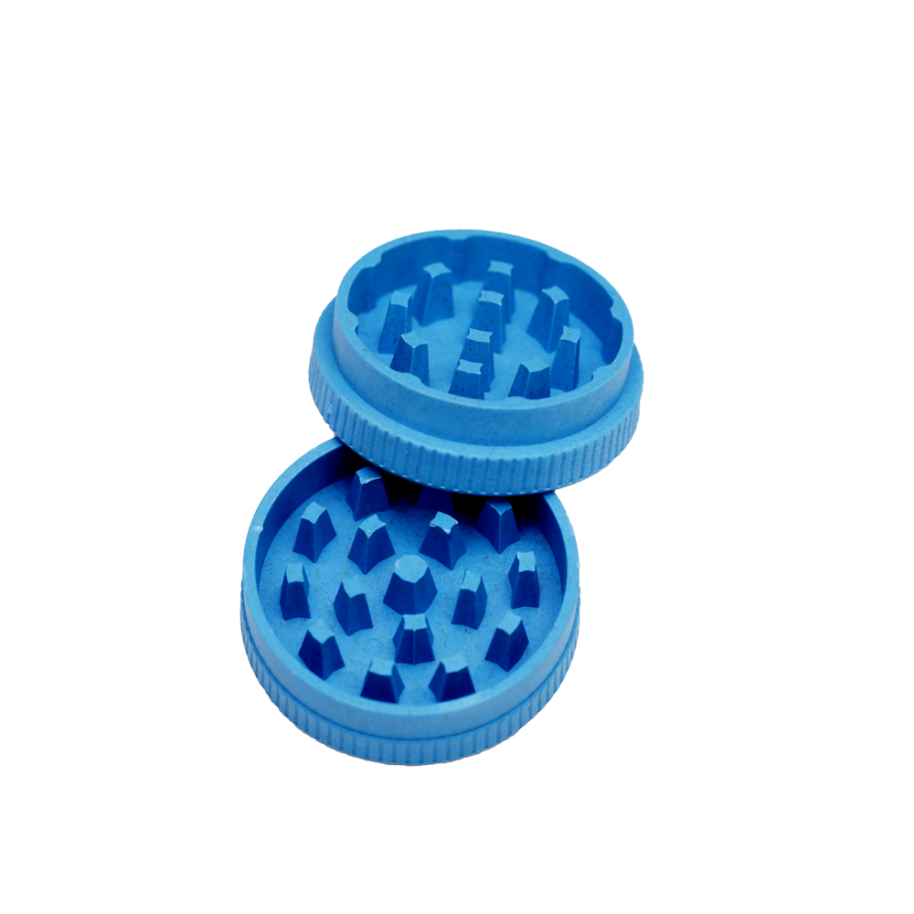 Rolling Loud 2 Piece Plastic Blue Grinder