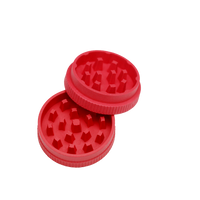 Rolling Loud 2 Piece Plastic Red Grinder