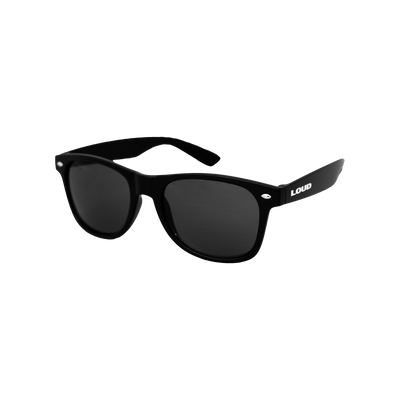 LOUD Wayfarer Sunglasses Matte Black Finish