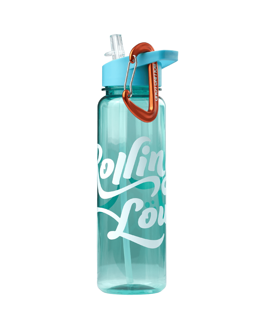 Nalgene Water Bottle w/ Carabiner Frosted Blue