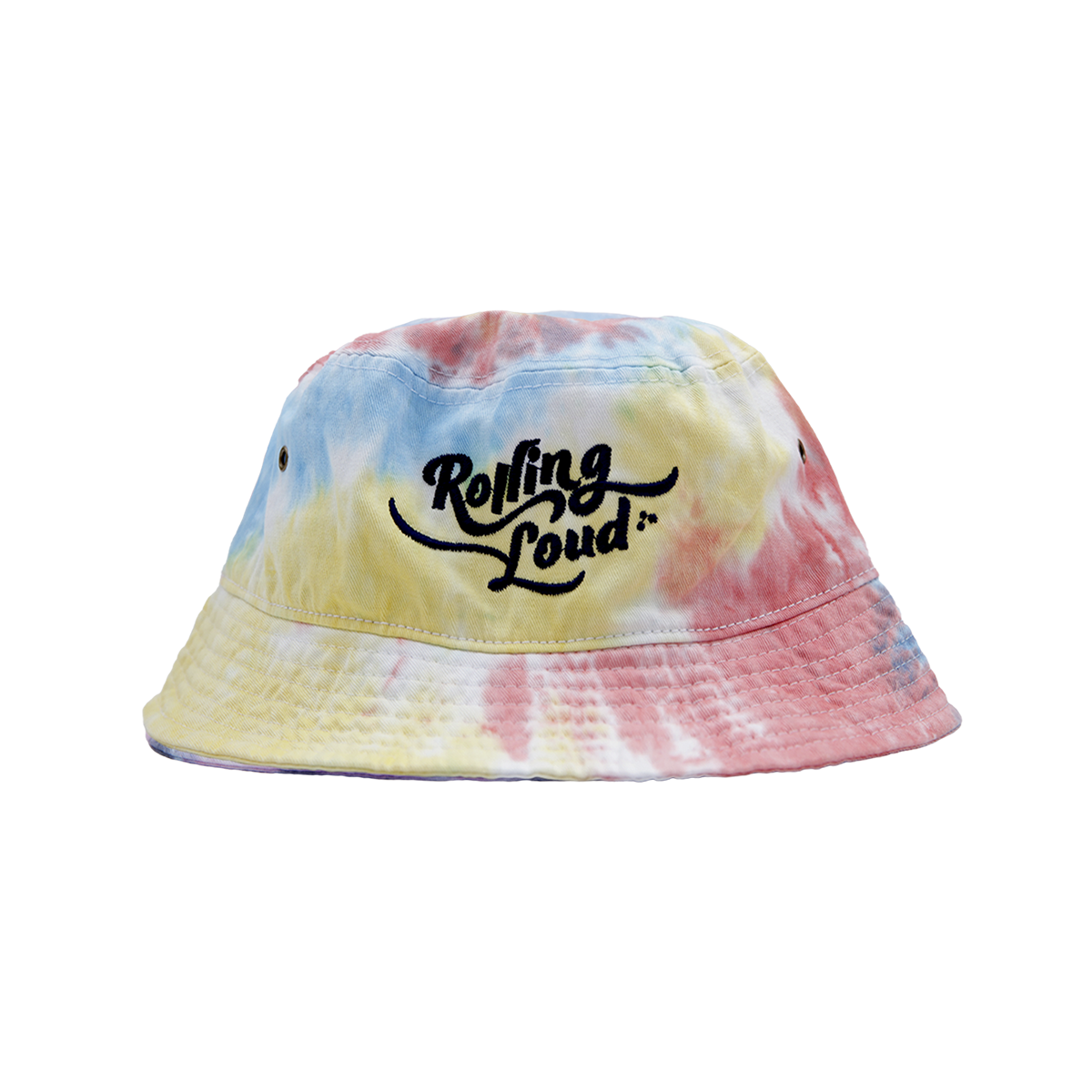 Rolling Loud Tie Dye Bucket Hat Rainbow