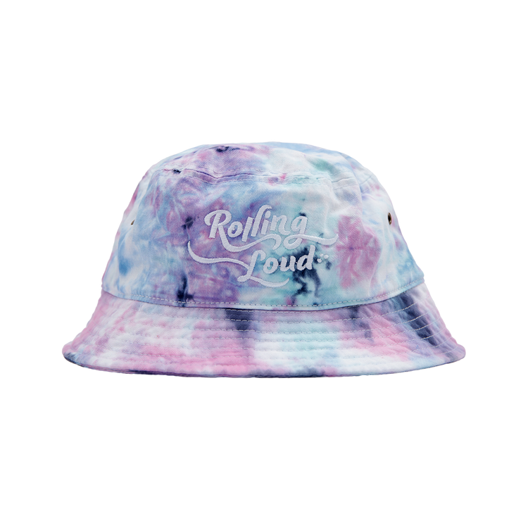 Rolling Loud Tie Dye Bucket Hat Cotton Candy