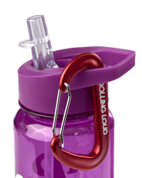 Nalgene Water Bottle w/ Carabiner Frosted Purple