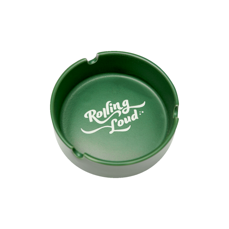 Rolling Loud Green Ceramic Ashtray