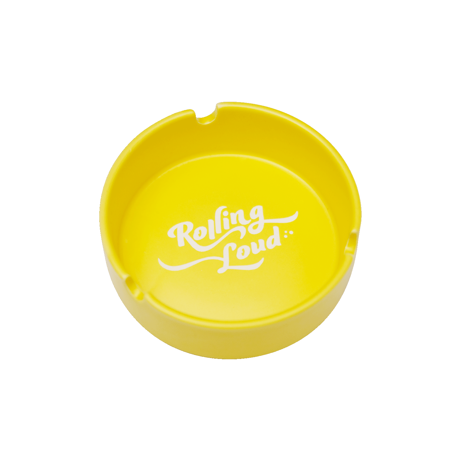 Rolling Loud Yellow Ceramic Ashtray