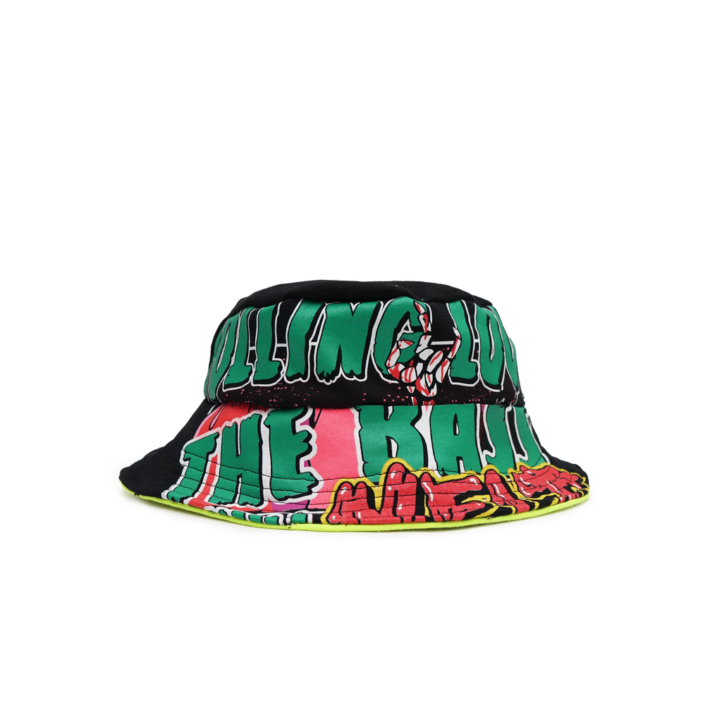 Rolling Loud x ALTAMAR Reversible Bucket Hat Lime/Black