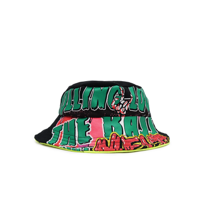 Rolling Loud x ALTAMAR Reversible Bucket Hat Lime/Black