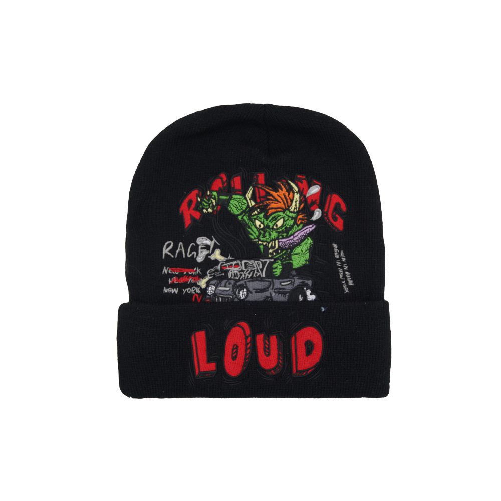 RL Loud Monster Beanie Black