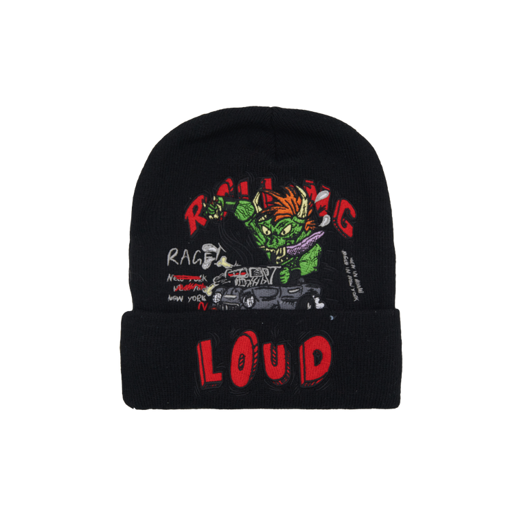 RL Loud Monster Beanie Black