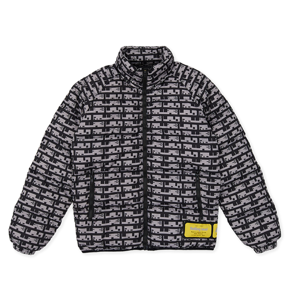 Loud Pattern Puffer Jacket