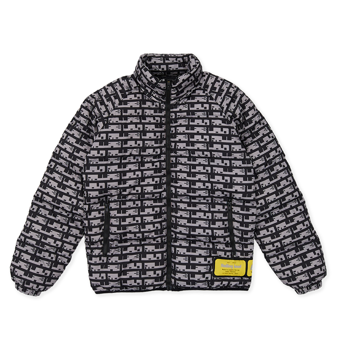 Loud Pattern Puffer Jacket