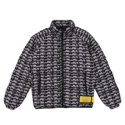 Loud Pattern Puffer Jacket