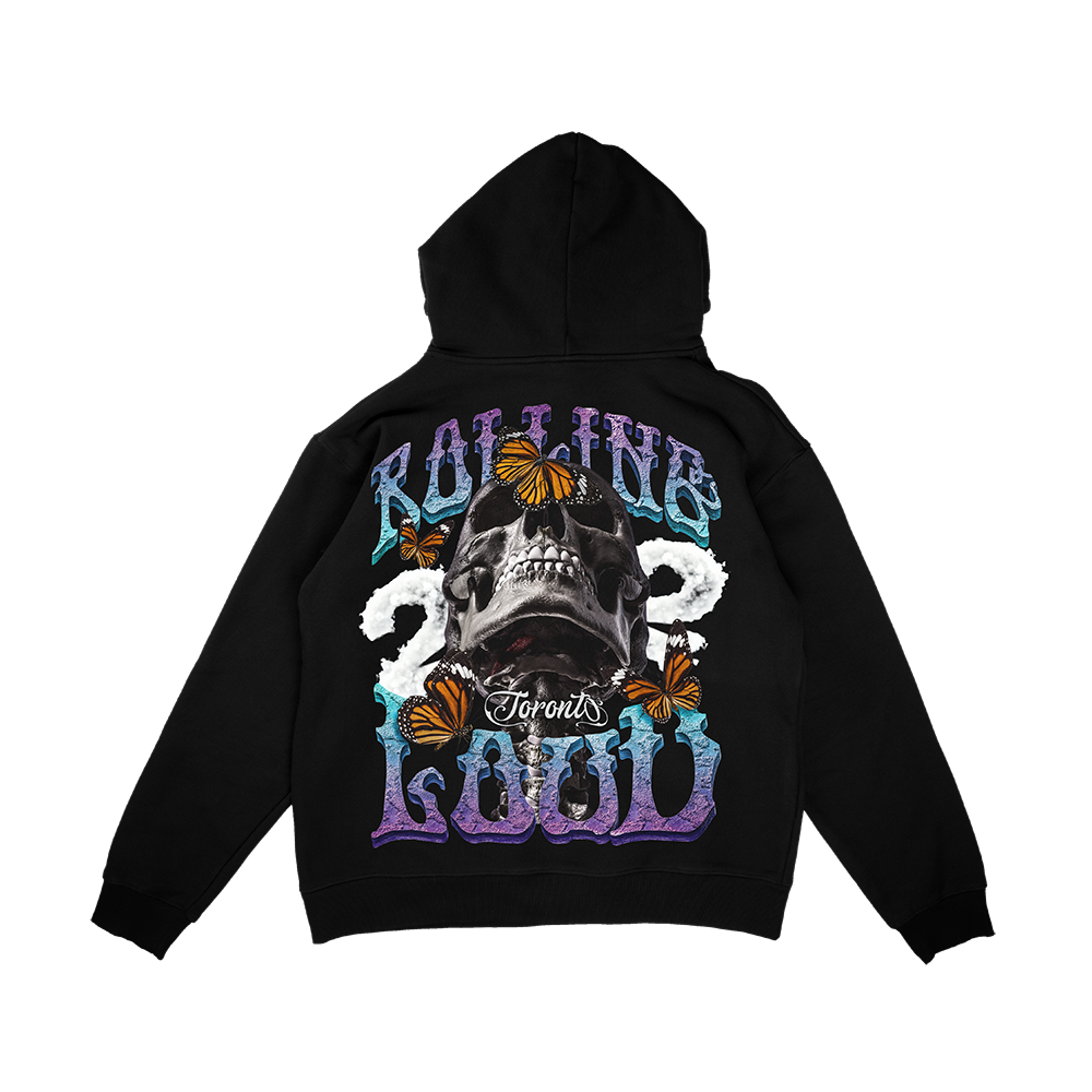 RL Black Skeleton Hoodie Toronto 2022