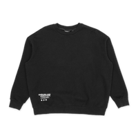 RL Productions Black French Terry Crewneck Sweatshirt