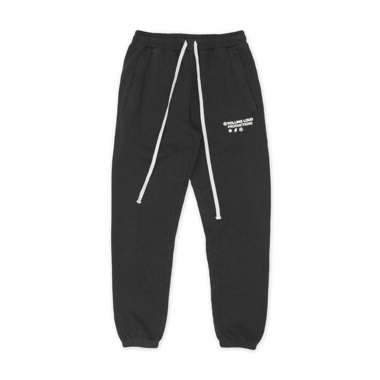 RL Productions Black French Terry Sweatpants