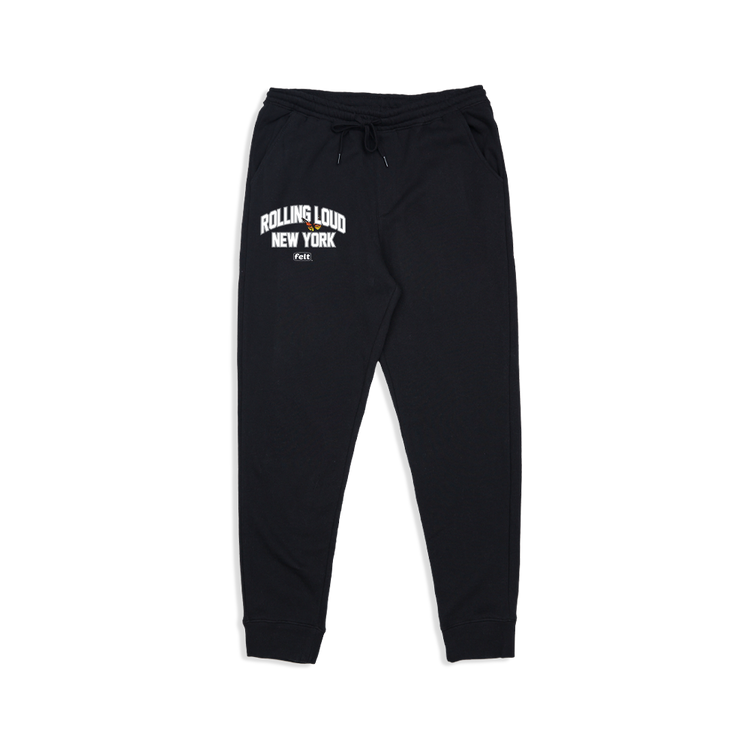 RL x FELT Collegiate Black Sweats