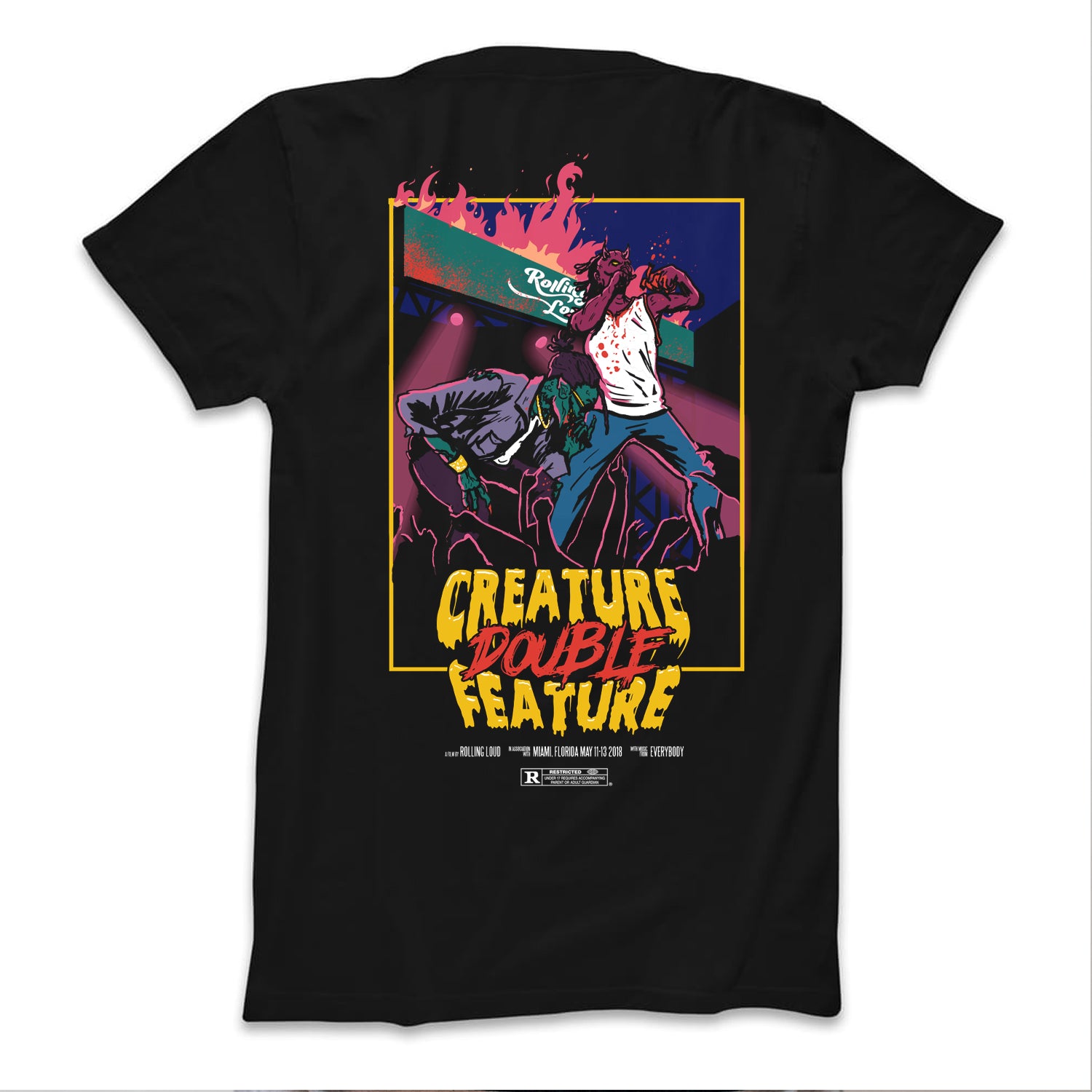Rolling Loud Miami Creature Double Feature Tee