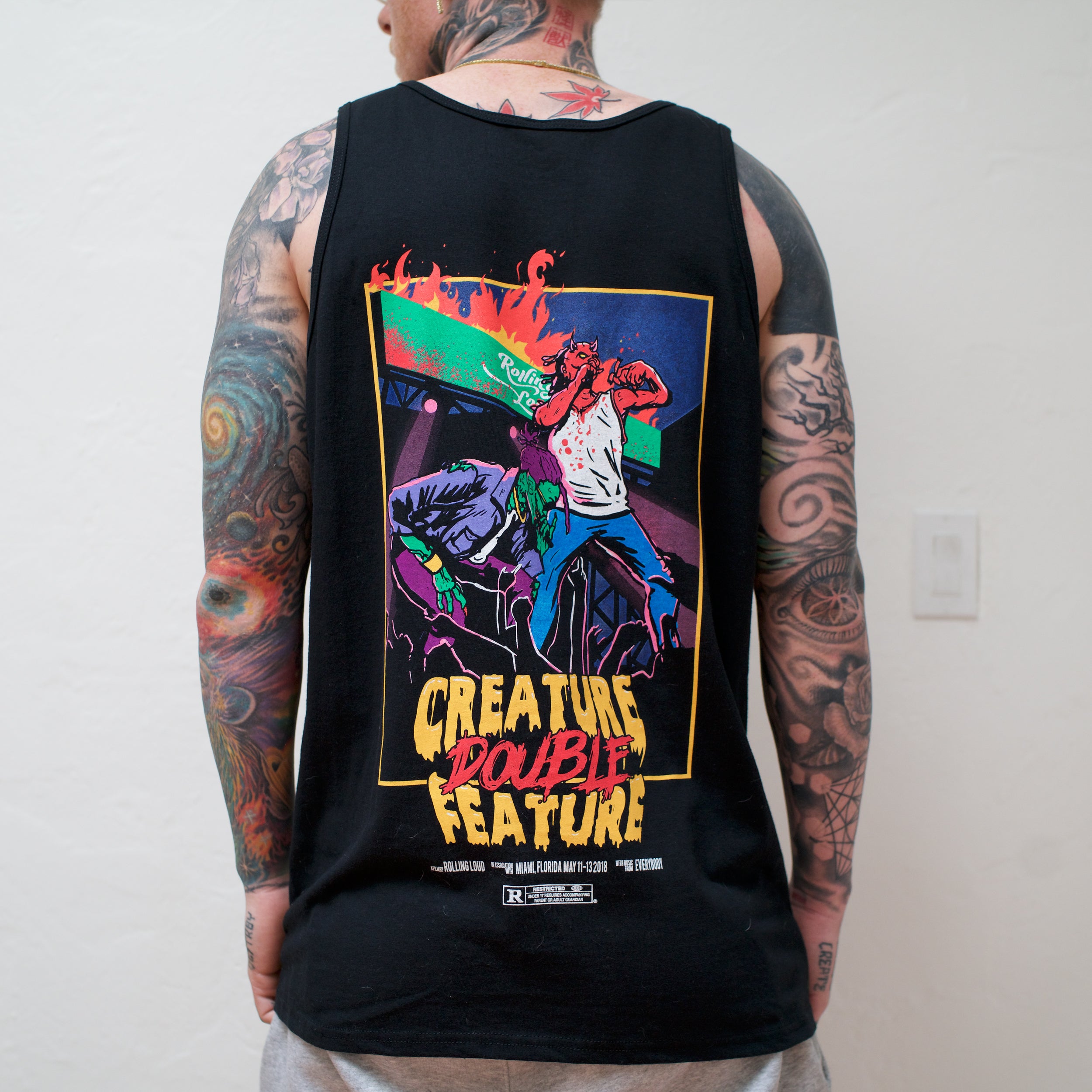 Rolling Loud Miami Creature Double Feature Tank Top