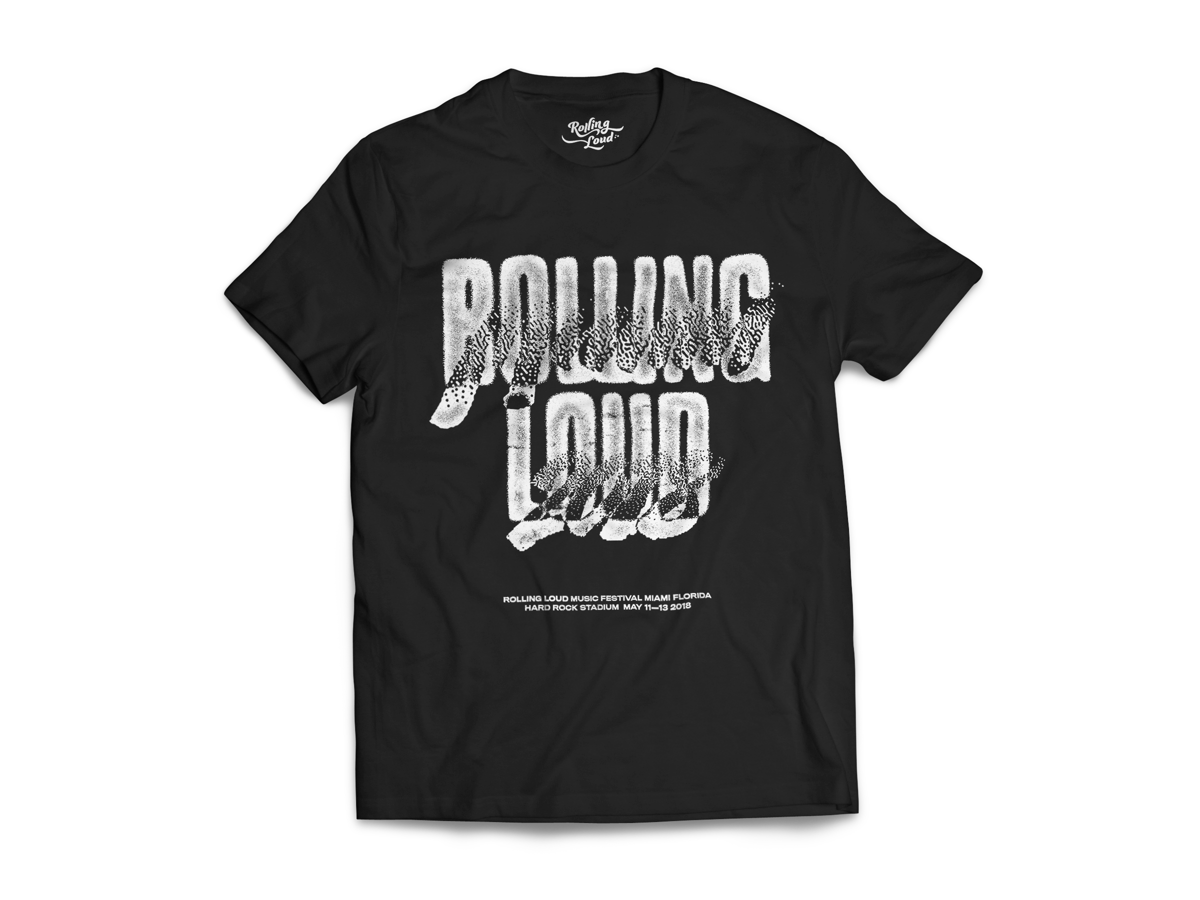 Rolling Loud Big Logo Lineup Black Tee