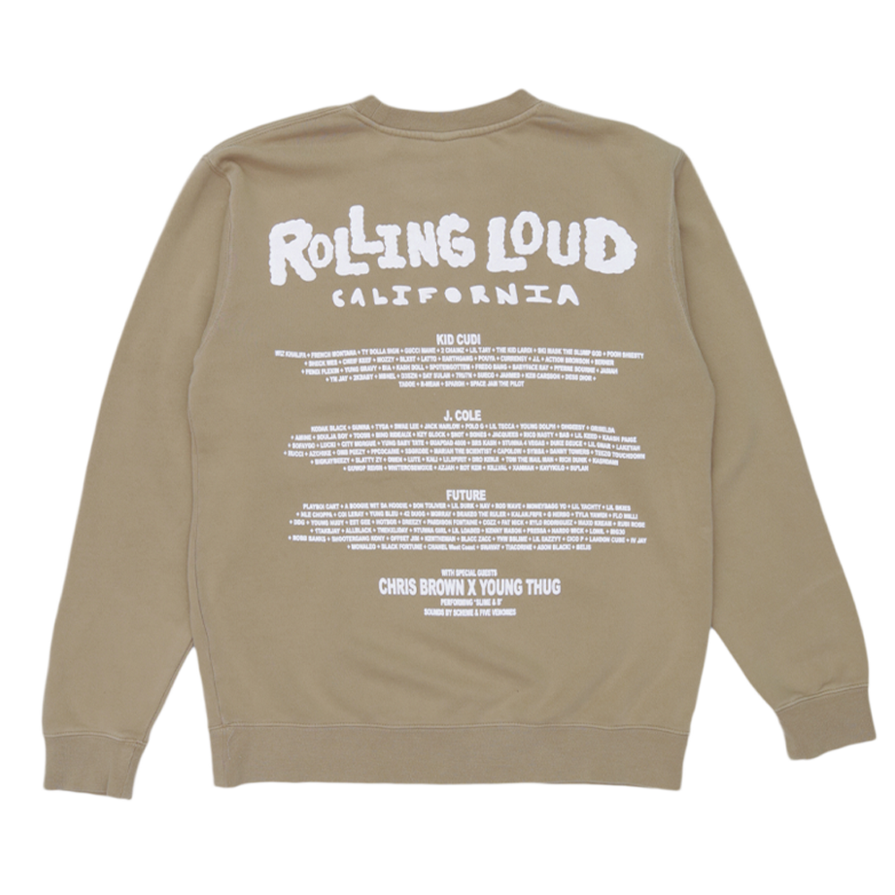 Donut Shop Vintage Crewneck Sand Cali 2021