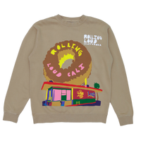 Donut Shop Vintage Crewneck Sand Cali 2021