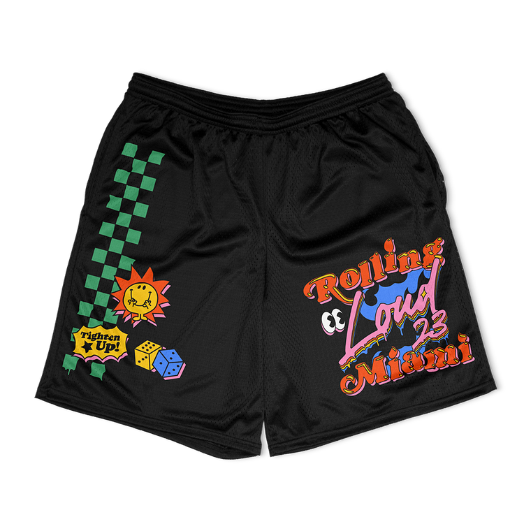 Exclusive Miami 23 Terry Shorts Black