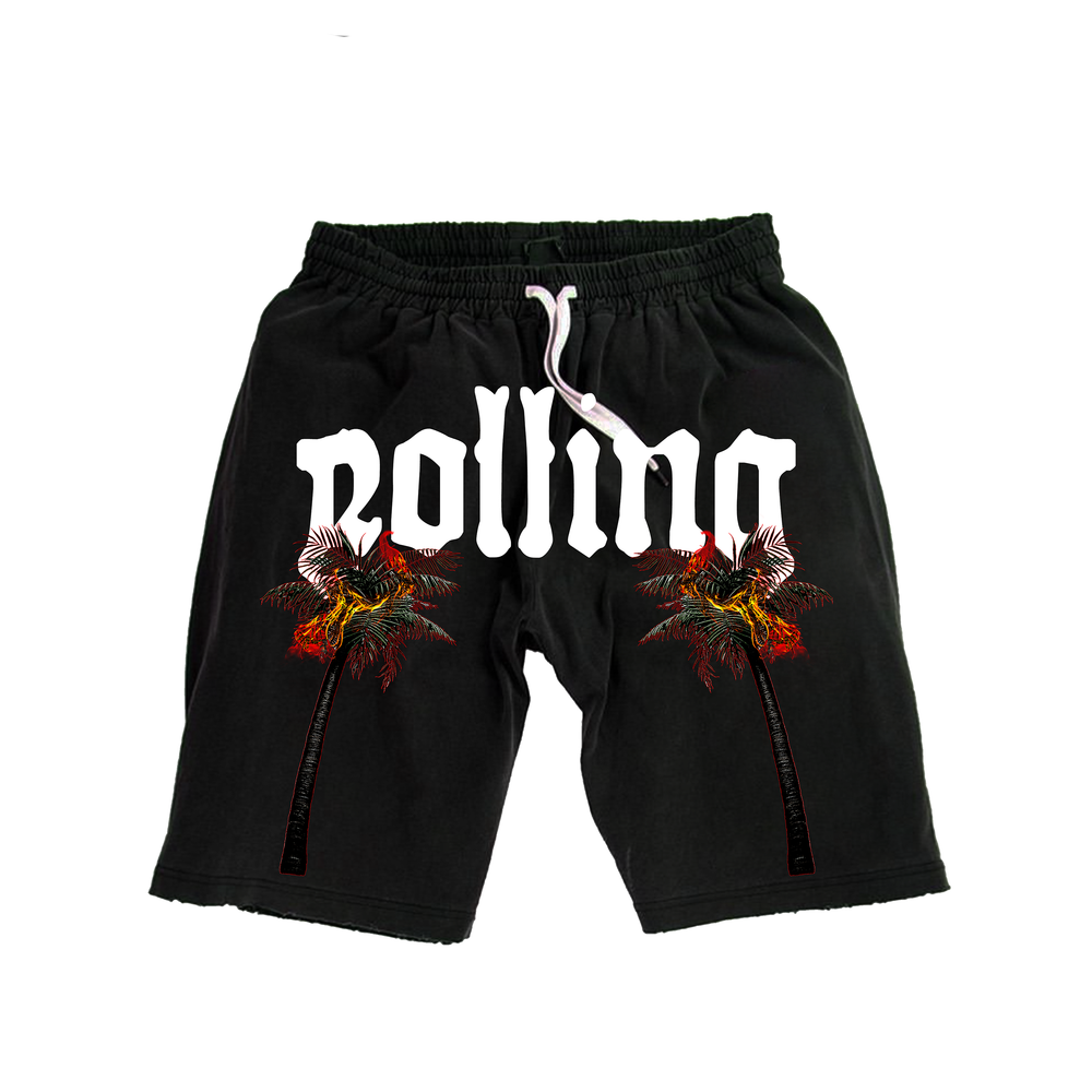 Flaming Palms Shorts- Official RL x Scumbag Chad Collab