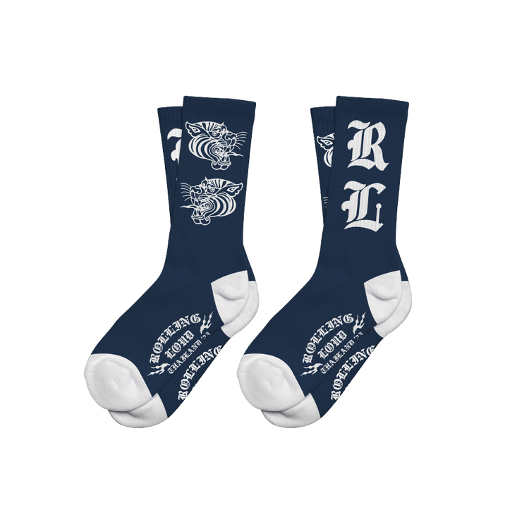 RL Thailand Fighter Navy Socks