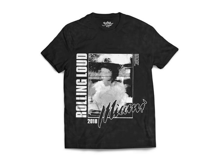 Rolling Loud Miami Black Lineup Tee