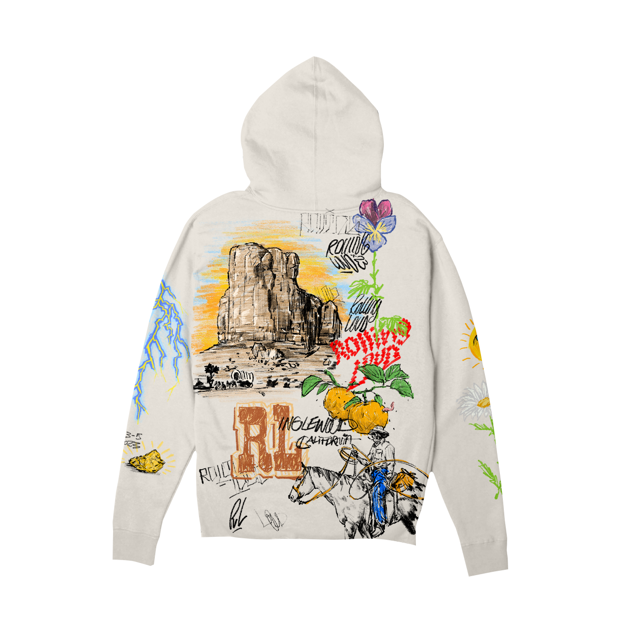 Gold Rush Hooded Sweatshirt Cali 23