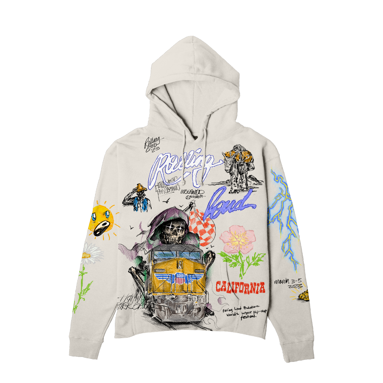Gold Rush Hooded Sweatshirt Cali 23