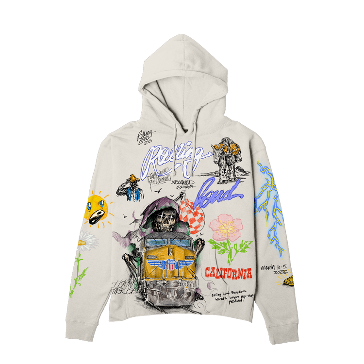 Gold Rush Hooded Sweatshirt Cali 23