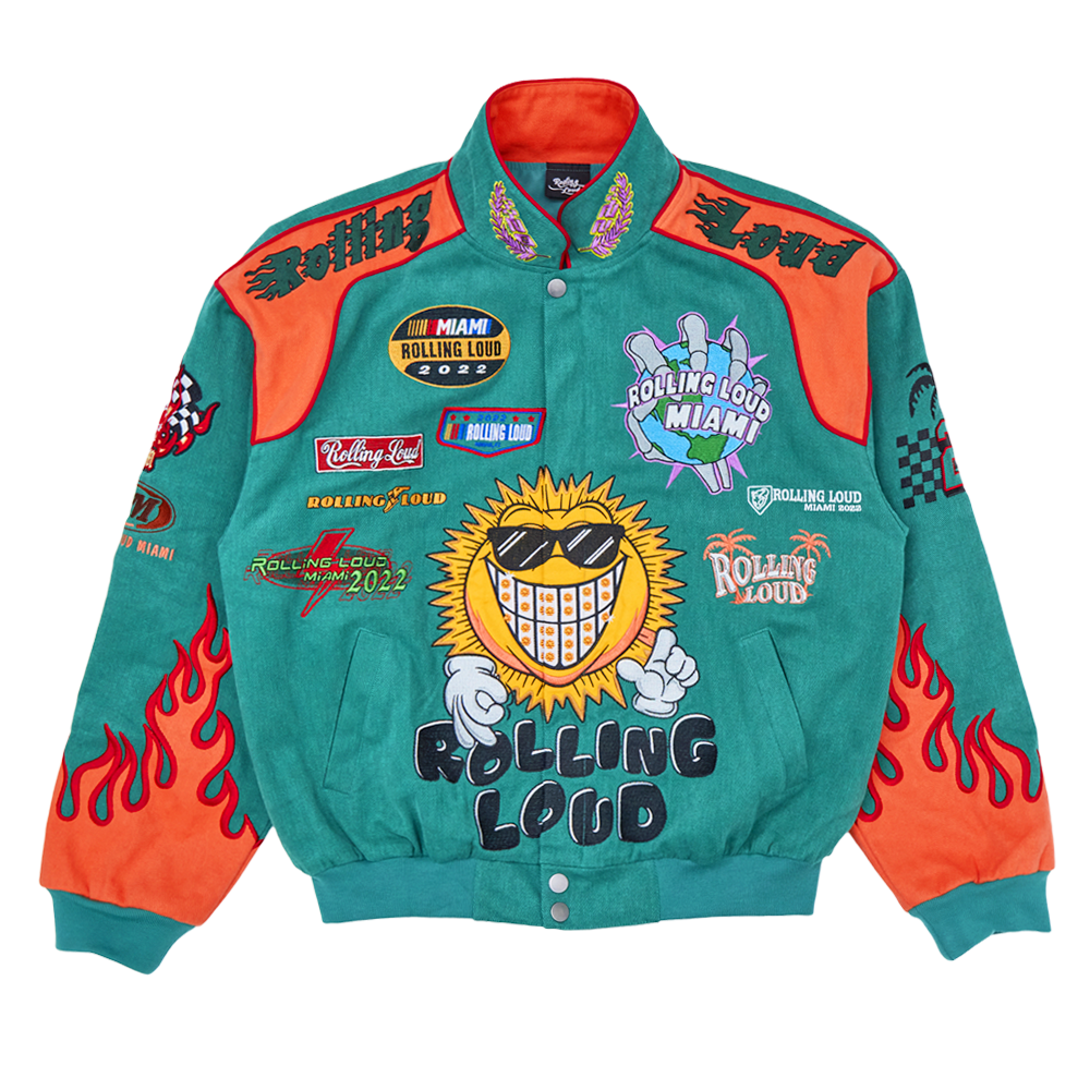 RL On Fire Racing Jacket Miami 22'