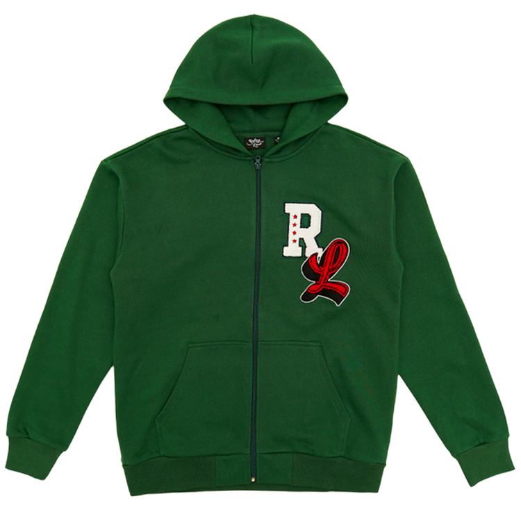 Big Chenille Zip Up Pine