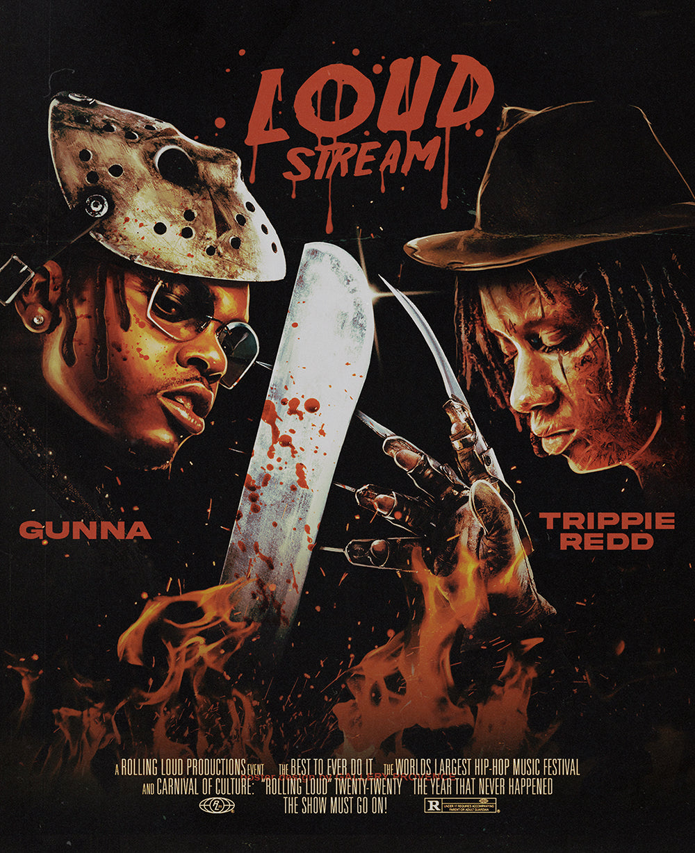 Gunna & Trippie Red Limited Release Halloween Poster