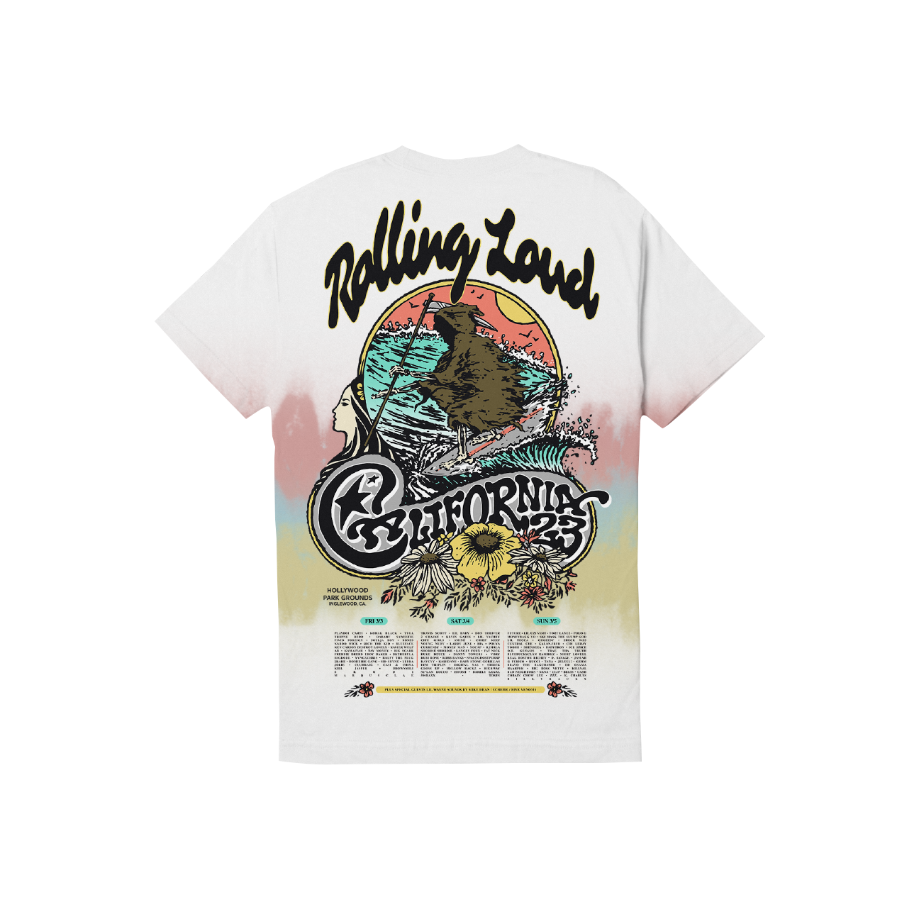 Hangten Tie Dye Tee Cali 23